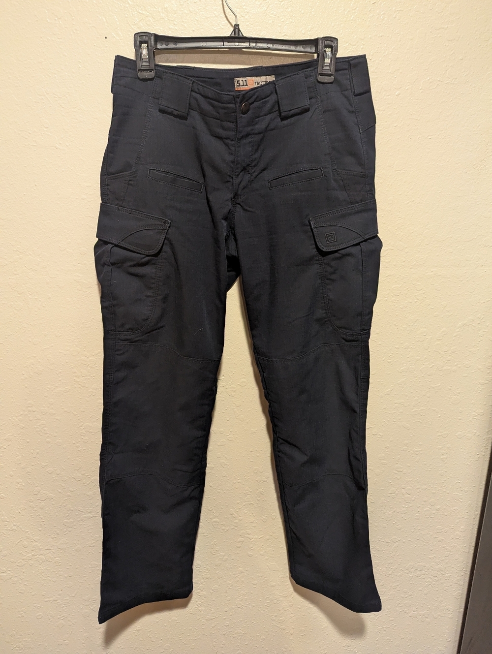 5.11 Tactical Series Navy Blue Cargo Pants Womens Size 6 Ankle Casual Pull On